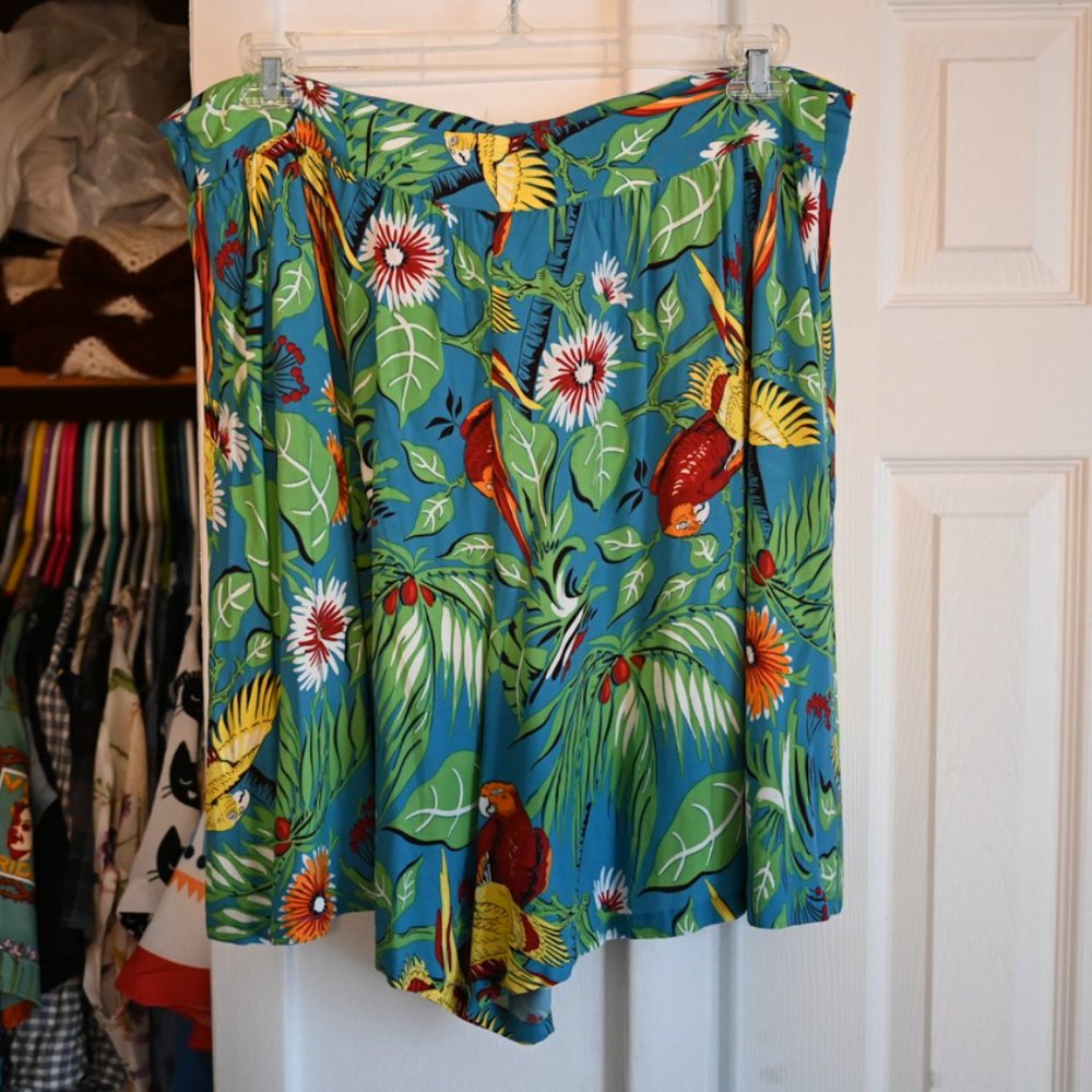 Trashy Diva Jungle Parrots Tap Shorts